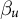beta Subscript u