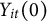 upper Y Subscript i t Baseline left parenthesis 0 right parenthesis