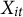 upper X Subscript i t