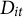 upper D Subscript i t