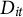upper D Subscript i t