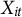 upper X Subscript i t