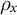 rho Subscript x