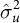 ModifyingAbove sigma Subscript u Superscript 2 Baseline With caret