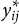 y Subscript i j Superscript asterisk