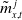 m overtilde Subscript x comma t Superscript j