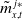 m overtilde Subscript x comma t Superscript j asterisk