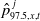 ModifyingAbove p With caret Subscript 97.5 comma x comma t Superscript j