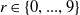 r element of StartSet 0 comma period period period comma 9 EndSet
