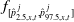 f Subscript left bracket ModifyingAbove p With caret Sub Subscript 2.5 comma x comma t Sub Superscript j Subscript comma ModifyingAbove p With caret Sub Subscript 97.5 comma x comma t Sub Superscript j Subscript right bracket