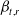 beta Subscript t comma r