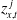 z Subscript x comma t Superscript j
