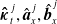 ModifyingAbove bold italic kappa With bold caret Subscript t Superscript j Baseline comma ModifyingAbove bold backslash textit left brace a right brace With caret Subscript x Superscript j Baseline comma ModifyingAbove bold backslash textit left brace b right brace With caret Subscript x Superscript j
