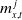 m Subscript x comma t Superscript j