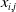 x Subscript i comma j