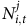 upper N Subscript i comma t Superscript j