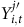 upper Y Subscript i comma t Superscript j prime