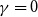 gamma equals 0