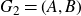upper G 2 equals left parenthesis upper A comma upper B right parenthesis