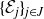 left brace script upper E Subscript j Baseline right brace Subscript j element of upper J