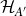script upper H Subscript upper A prime