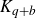 upper K Subscript q plus b