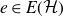 e element of upper E left parenthesis script upper H right parenthesis
