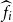 ModifyingAbove f With caret Subscript i