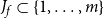 upper J Subscript f Baseline subset of StartSet 1 comma ellipsis comma m EndSet