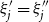 xi prime Subscript j Baseline equals xi double prime Subscript j