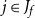 j element of upper J Subscript f