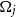 normal upper Omega Subscript j