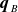 bold italic q Subscript upper B