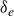 delta Subscript e