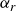 alpha Subscript r