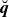 ModifyingAbove bold italic q With breve