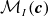 script upper M Subscript upper I Baseline left parenthesis bold italic c right parenthesis