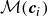 script upper M left parenthesis bold italic c Subscript i Baseline right parenthesis