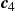bold italic c 4