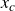 x Subscript c