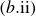 left parenthesis b period ii right parenthesis