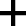 Cross-shaped symbol formed by four equal square blocks arranged around a central intersection.