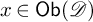 x element of sans serif upper O b left parenthesis script upper D right parenthesis