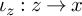 iota Subscript z Baseline colon z right arrow x
