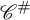 script upper C Superscript number sign