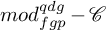 m o d Subscript f g p Superscript q d g minus script upper C
