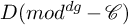upper D left parenthesis m o d Superscript d g Baseline minus script upper C right parenthesis