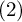 left parenthesis 2 right parenthesis