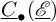 ModifyingBelow upper C With quotation dash Subscript bullet Baseline left parenthesis script upper E underbar right parenthesis