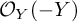 script upper O Subscript upper Y Baseline left parenthesis negative upper Y right parenthesis